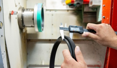 Man Working With A Gasket