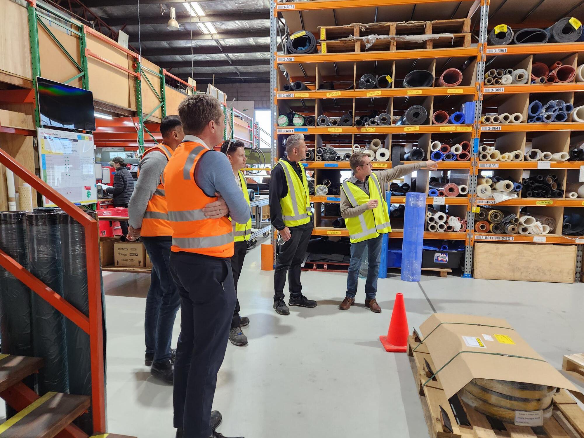 Customers Being Shown Around Queensland Gaskets
